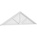 Architectural Grade PVC Peaked Cap 3 Spoke Pediment L8645