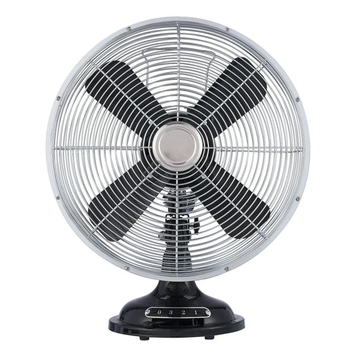 12'' Retro 3-Speed Metal Table Fan B486