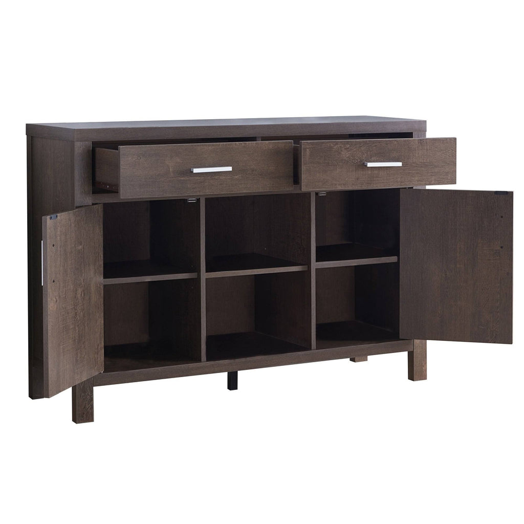 Wooden Buffet with 2 Drawers and 2 Door Cabinets C871
