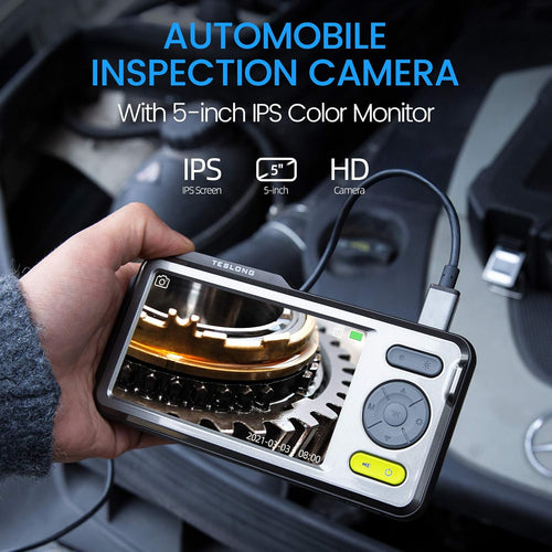 1080P Waterproof Dual Lens Inspection Camera with 5 Monitor Z6452