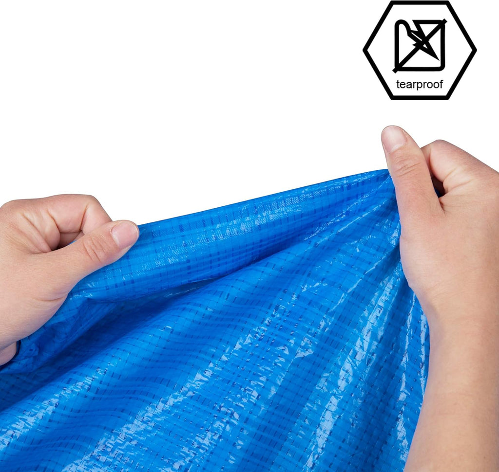 Blue 14 x 20 Feet Poly Tarp P6879