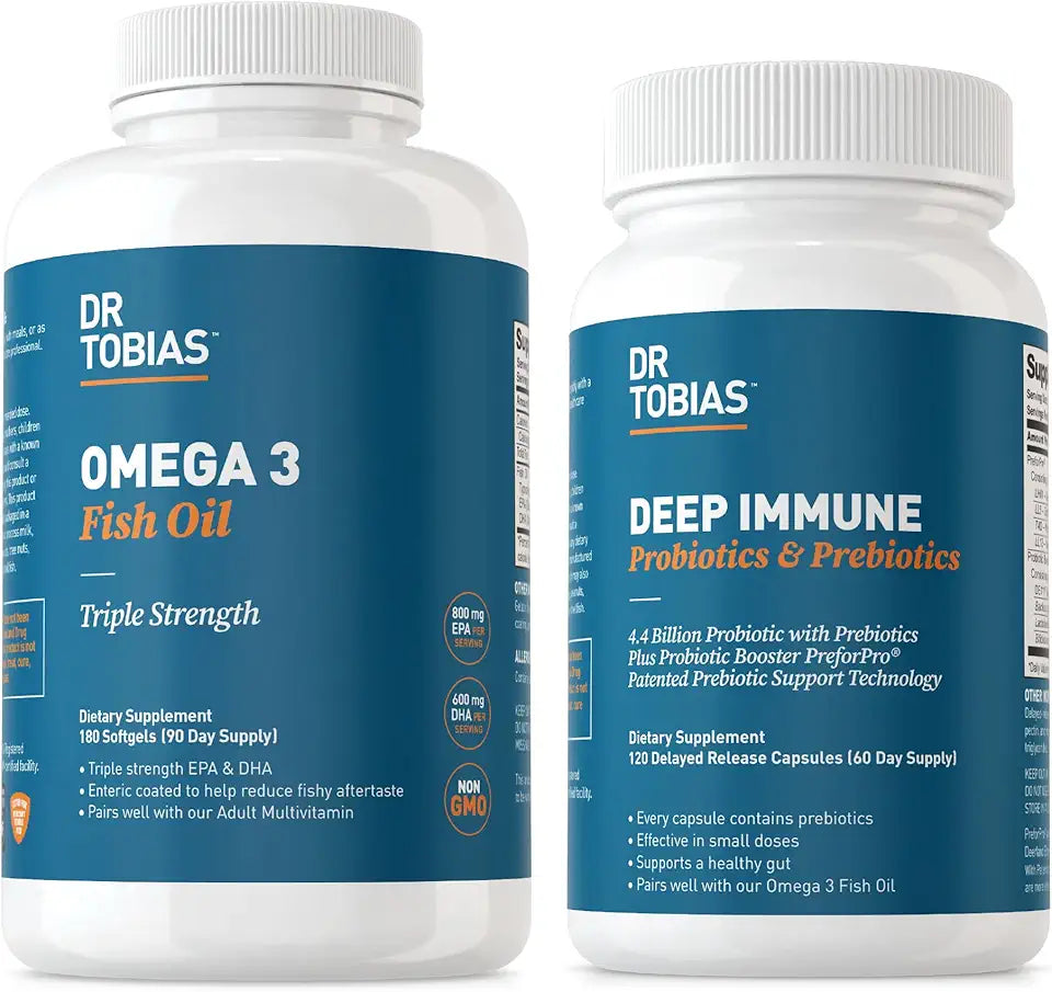 Omega 3 Fish Oil and Probiotics & Prebiotics O257