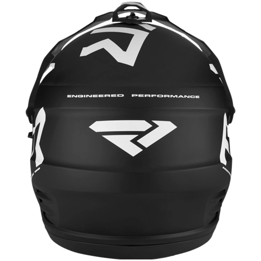 Black White XL Helmet with Shield and Sun Shade L249189