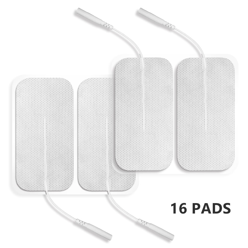 Carbon Electrode Pads 16 Pcs 2" x 4" Reusable I493