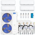 39,000 BTU 4 Zone Ductless Air Conditioner and Heat Pump X1126