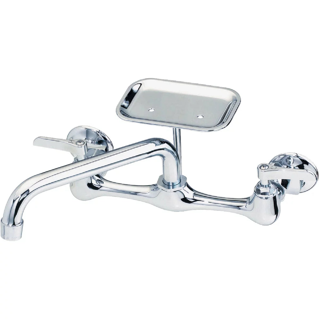 Polished Chrome 2-Handle Utility Faucet X373452