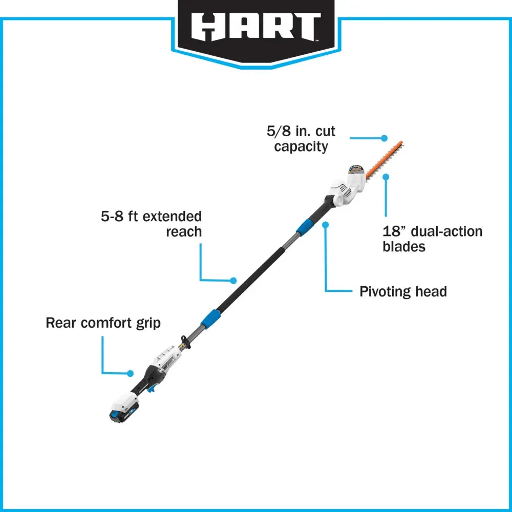 20-Volt Pole Hedge Trimmer Kit E39300