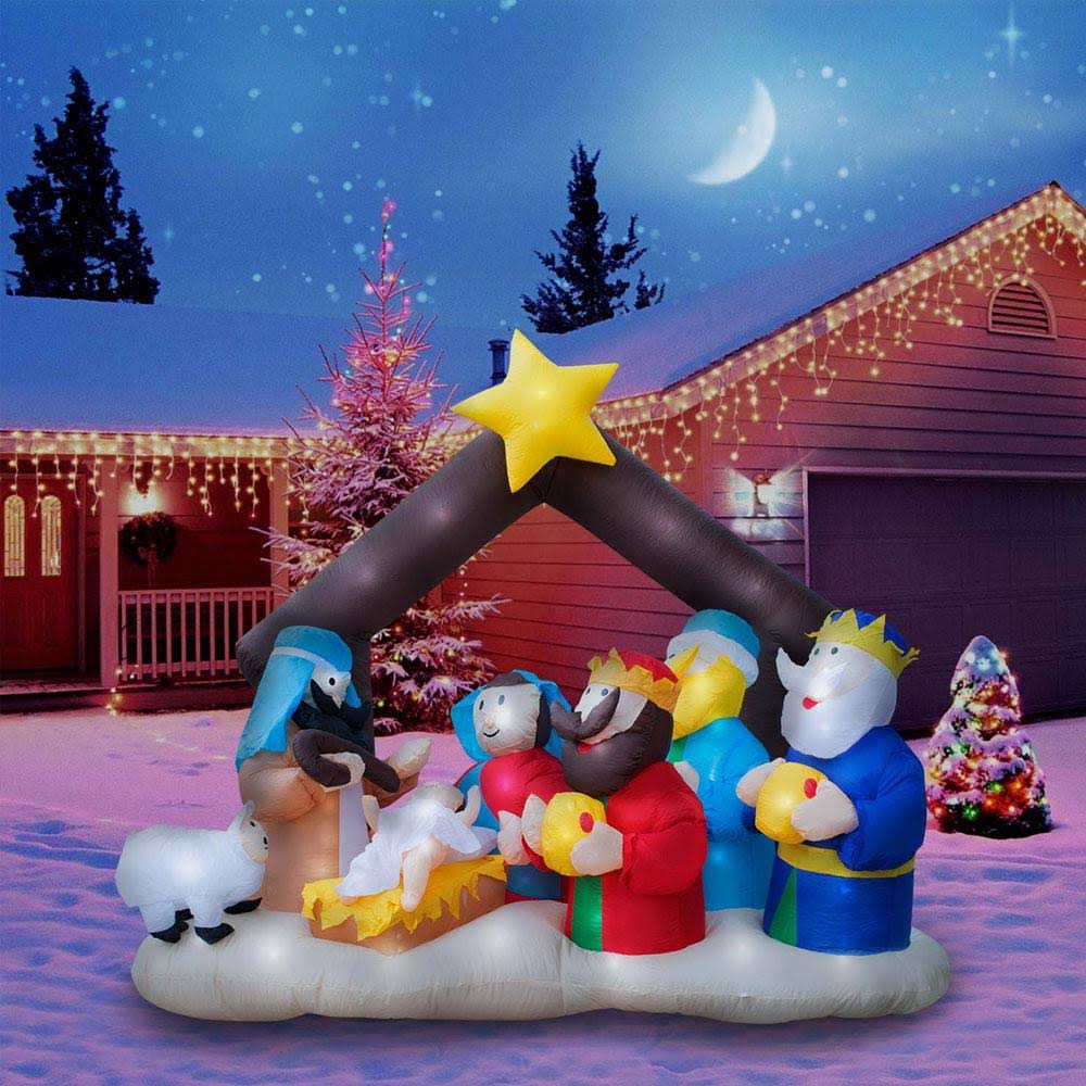 5.5 ft. Inflatable Lighted Christmas Outdoor Decoration P139948