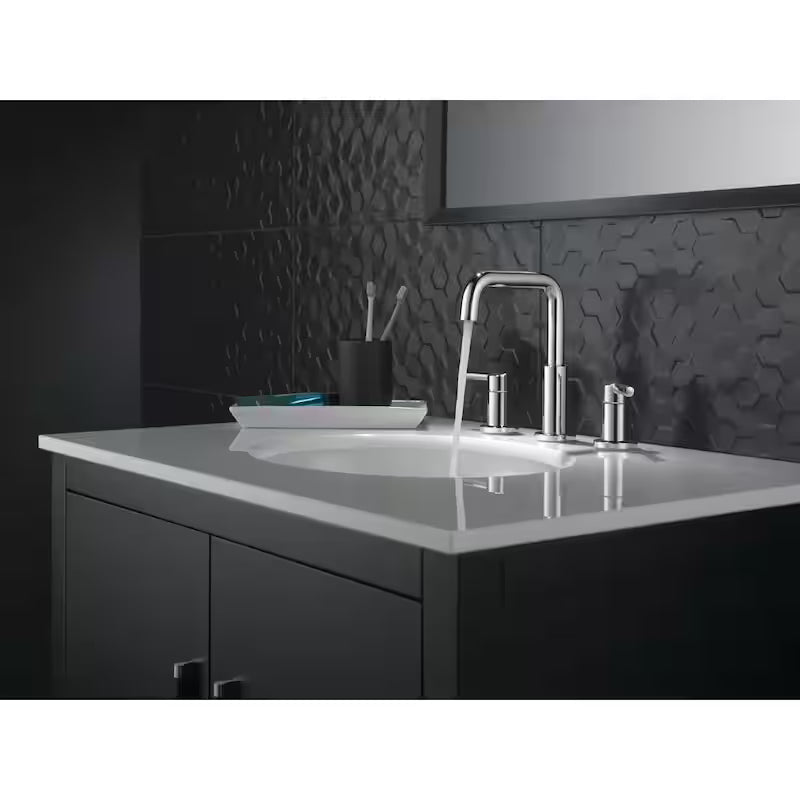8 in. Widespread 2-Handle Bathroom Faucet in Chrome Y443951