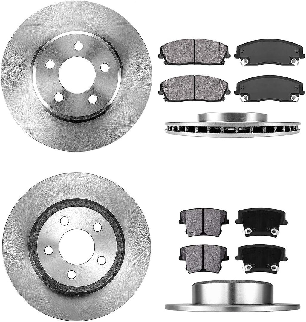 320 mm Front and Rear Brake Rotors and Metallic Brake Pads K533