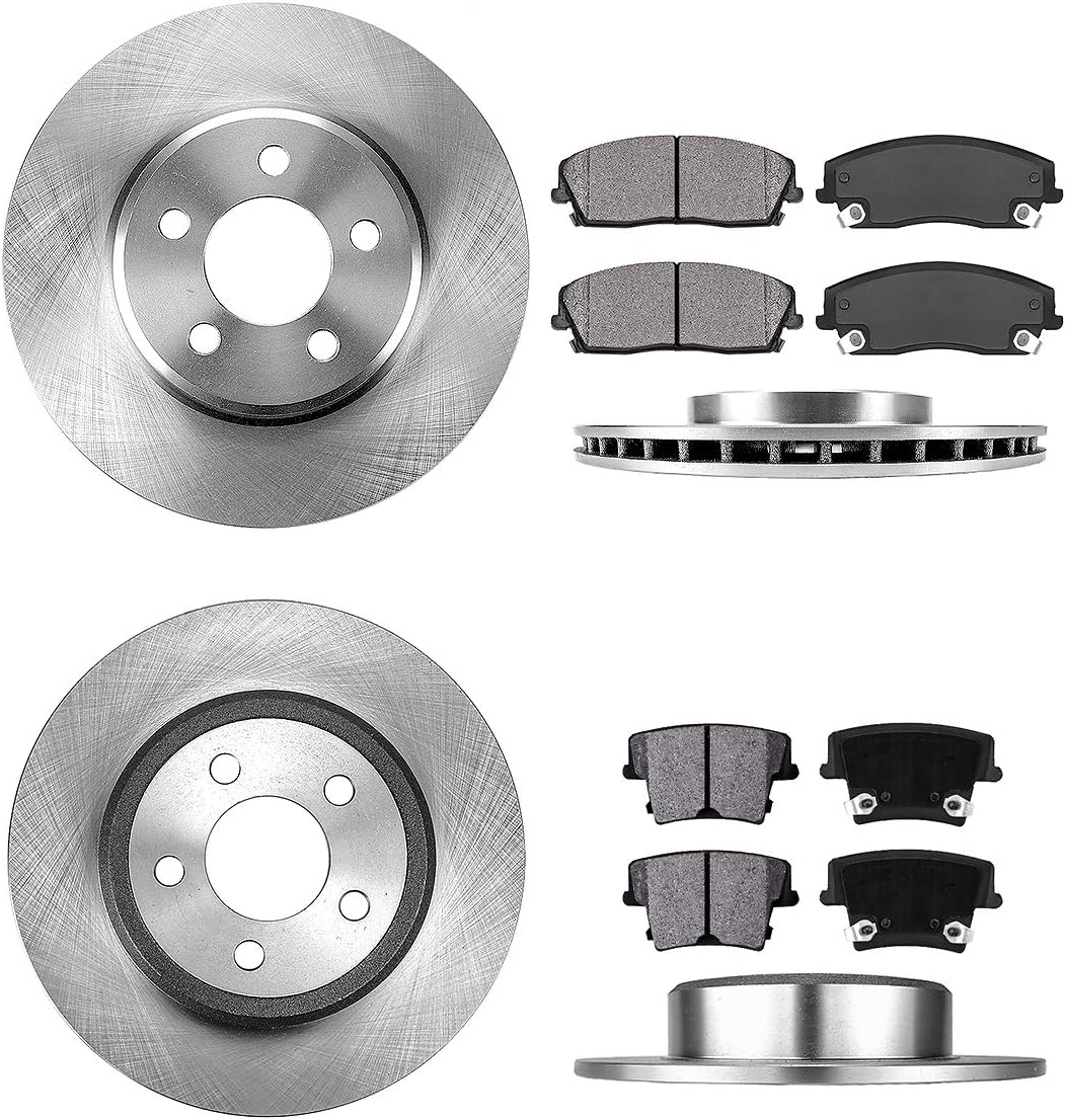 320 mm Front and Rear Brake Rotors and Metallic Brake Pads K533