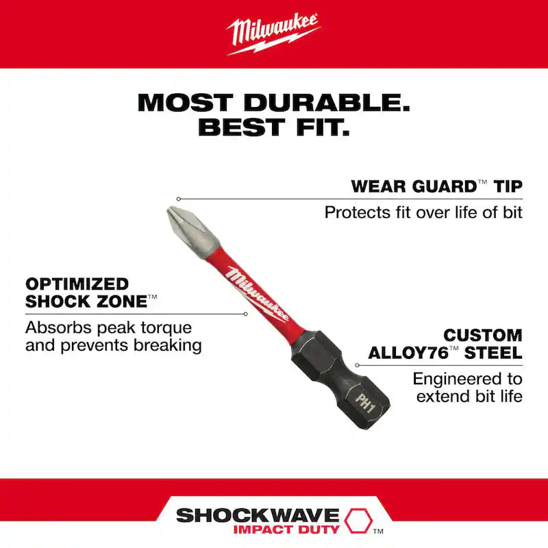 18V Cordless 4-Tool Combo Kit with Screwdriver Bit Set and Drill Bit Set M61455