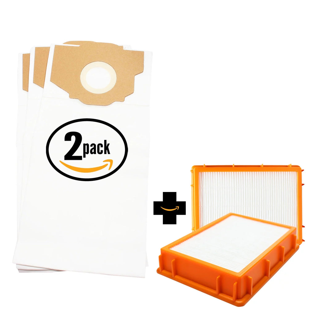 6 Replacement Vacuum Bags & 2 HEPA Filter Z14354