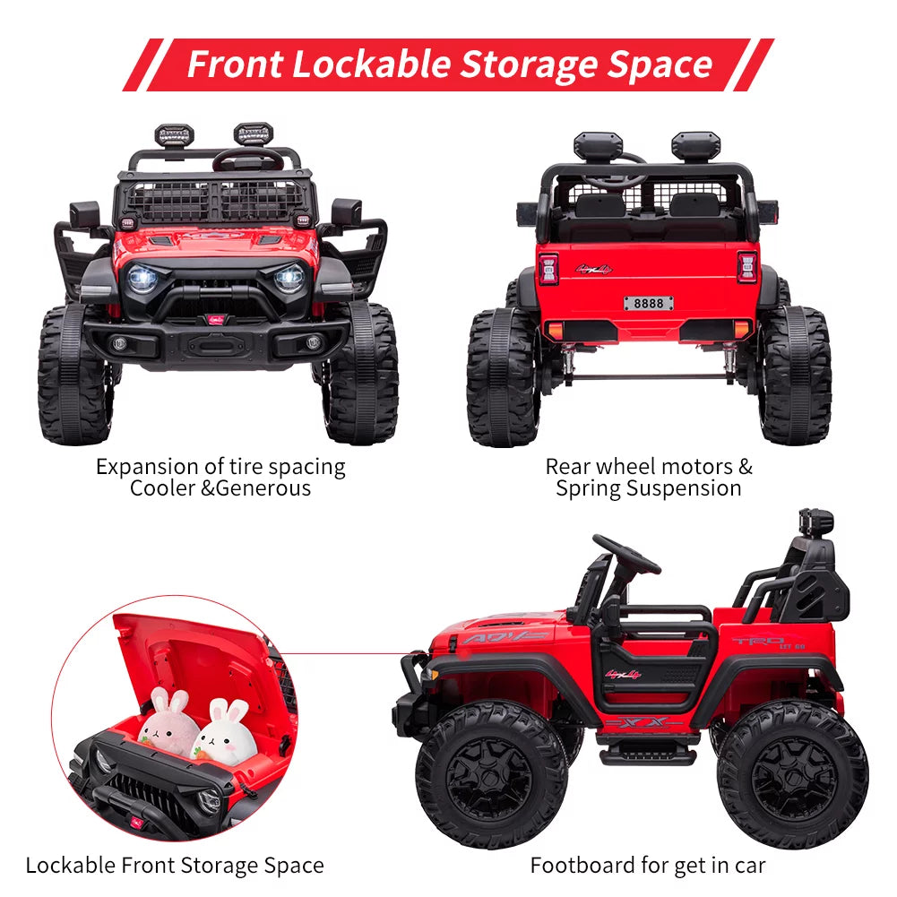 24V Ride on Car with Remote Control 2 Seats SUV M96340