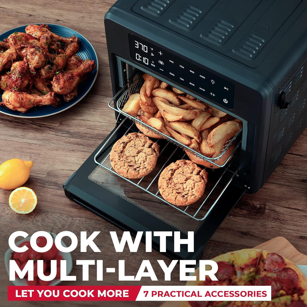 16QT Air Fryer Oven Combo with Rotisserie and Dehydrator V1195