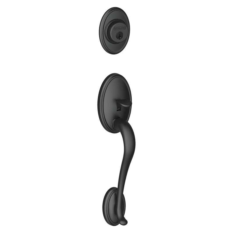 Matte Black Exterior Handleset Y13283