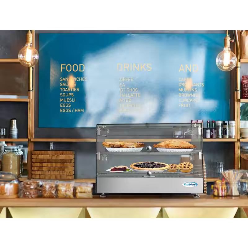 Countertop Commercial Food Warmer Display Case in Stainless Steel C5861