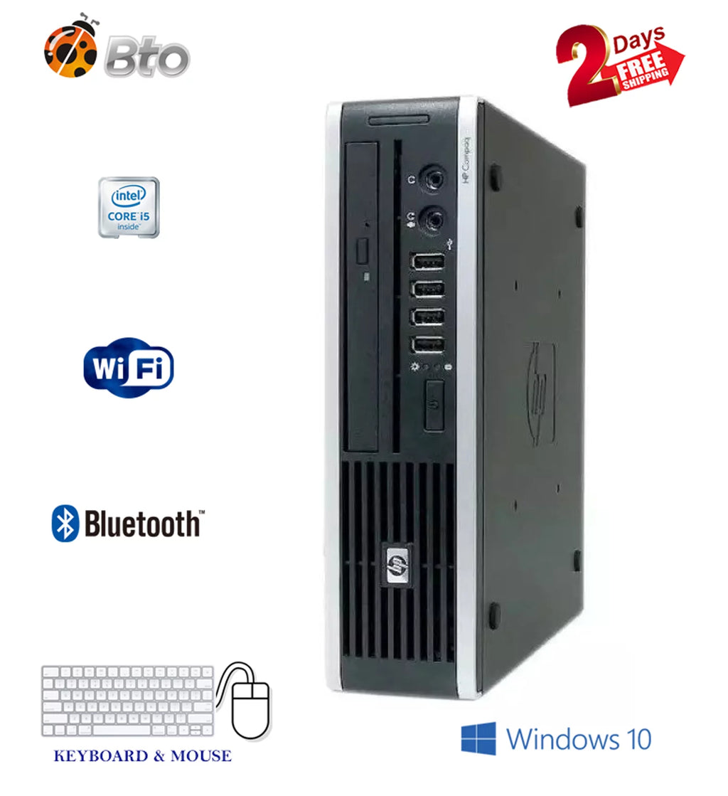 Refurbished Ultra Slim Mini Desktop Core i5 4GB Ram 120GB SSD 500GB HDD V459518