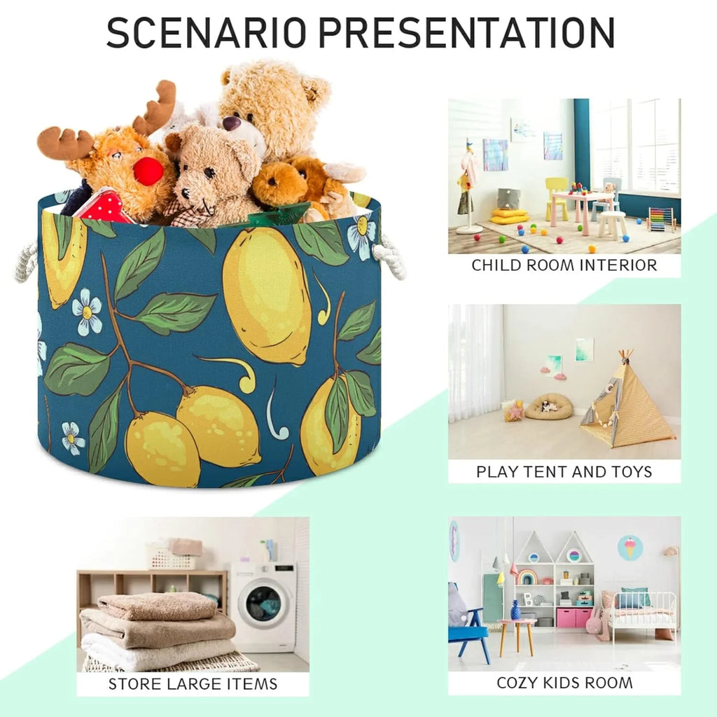 Collapsible Storage Basket with Handle R62328