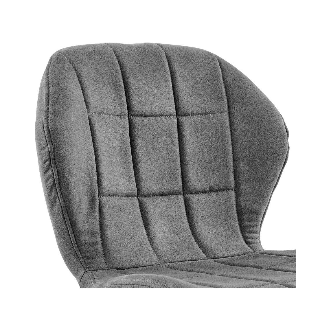 Charcoal Fabric Bar Stool H924942