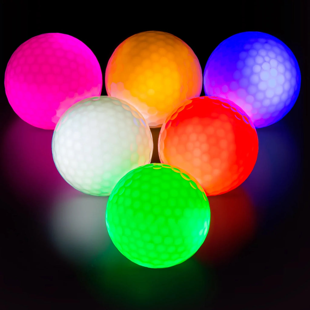 Glow in The Dark Golf Balls 6 Pack T514255