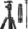 36mm Tripod Ball Head Mount 360° Camera Panoramic Ballhead Rotating with 1/4 inch Quick Release Plate and Bubble Level N40260
