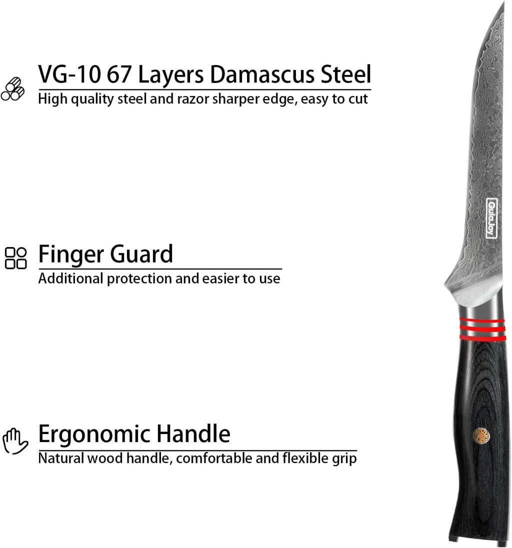 6 Inch Damascus Steel Boning Knife Q441875