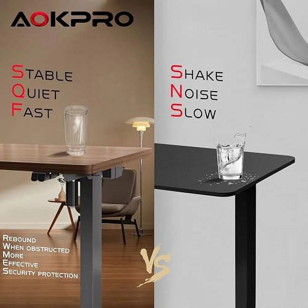 Electric Stand Up Desk Frame Black U906452