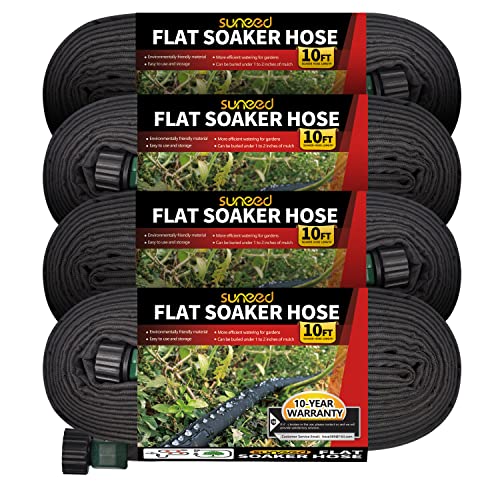4 Pack 25FT Flat Soaker Hose R885800