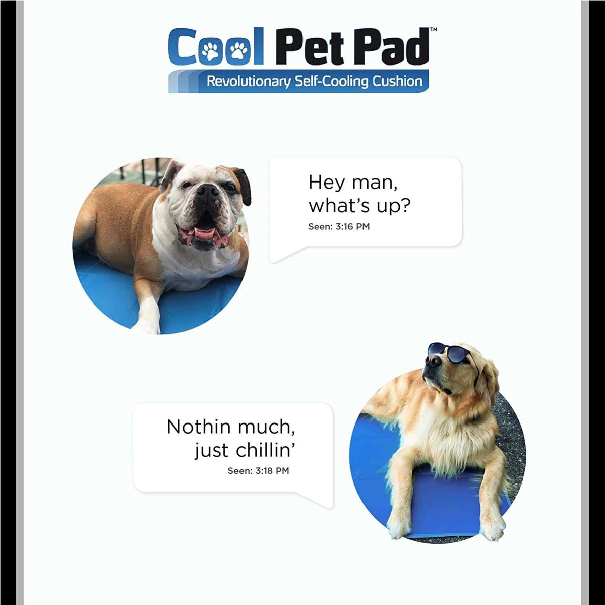 Sage Gray Self Cooling Pet Pad Q219