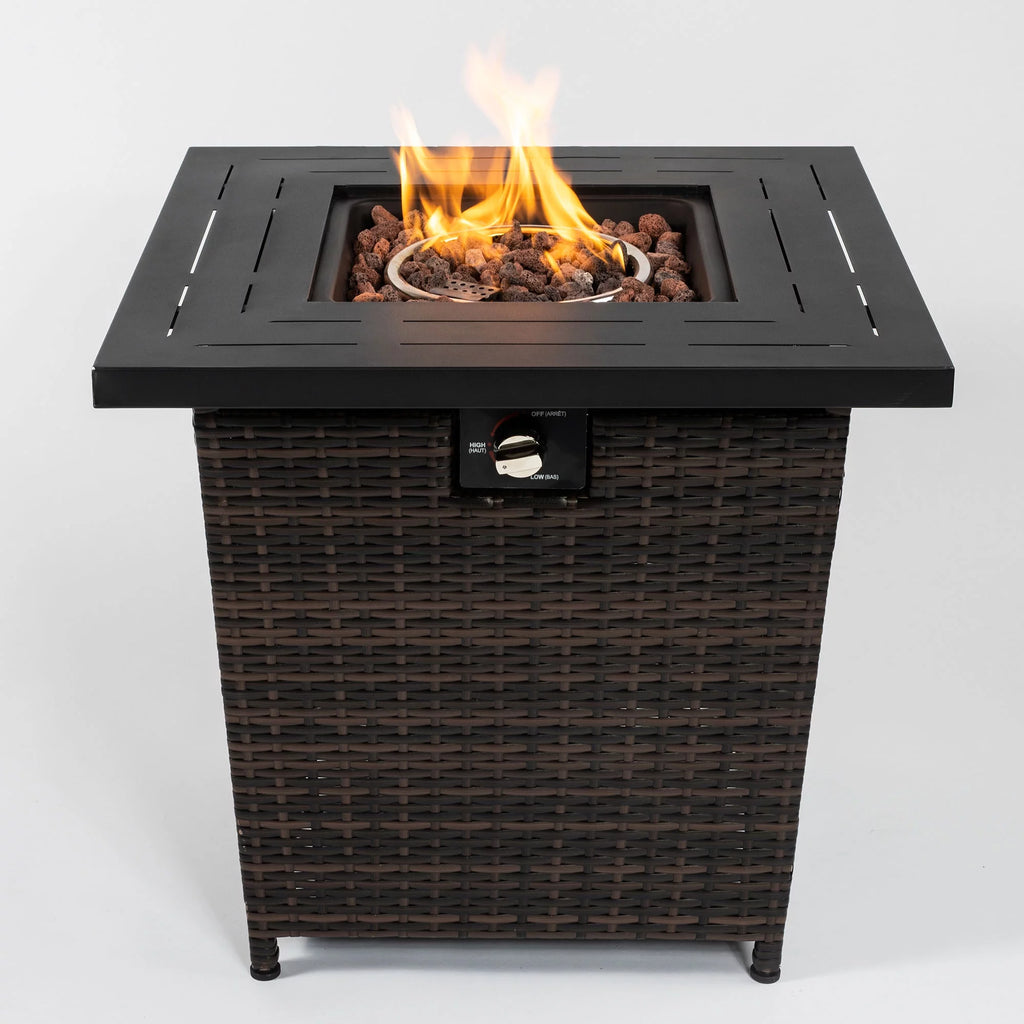 43.3 inch 50,000 BTU Propane Gas Fire Pit Table E580676