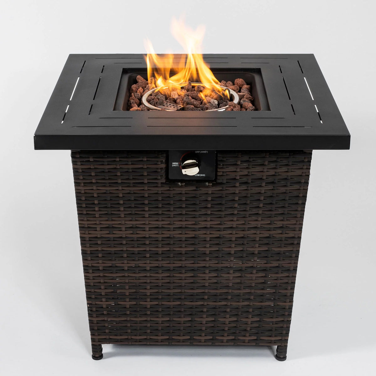 43.3 inch 50,000 BTU Propane Gas Fire Pit Table E580676