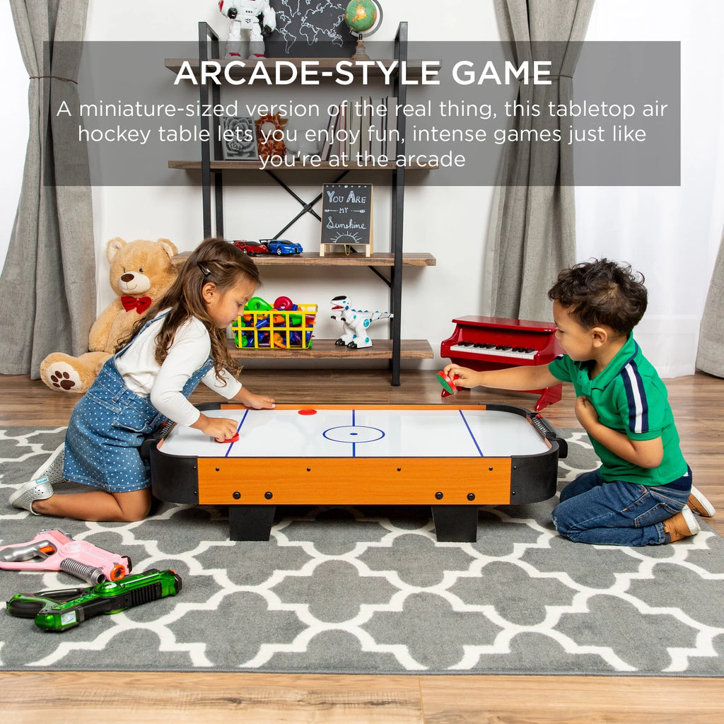40in Air Hockey Arcade Table with Electric Fan, 2 Strikers, 2 Pucks R534