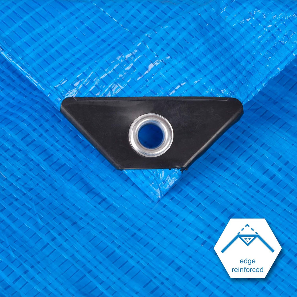 Blue 14 x 20 Feet Poly Tarp P6879