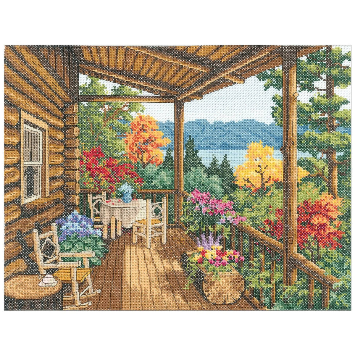 Counted Cross Stitch Kit 16x12 14 Count L678