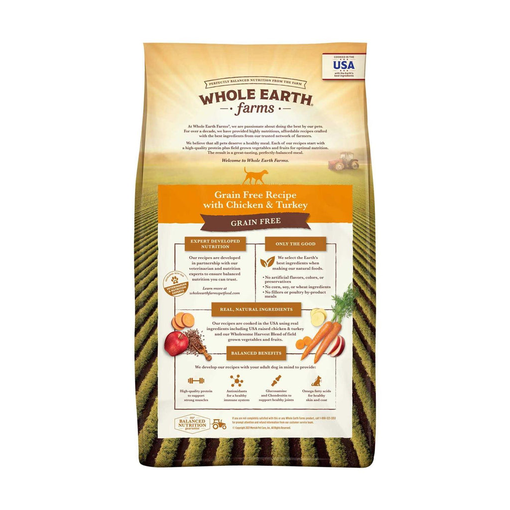 Grain Free Chicken Turkey Recipe Dry Dog Food K100485