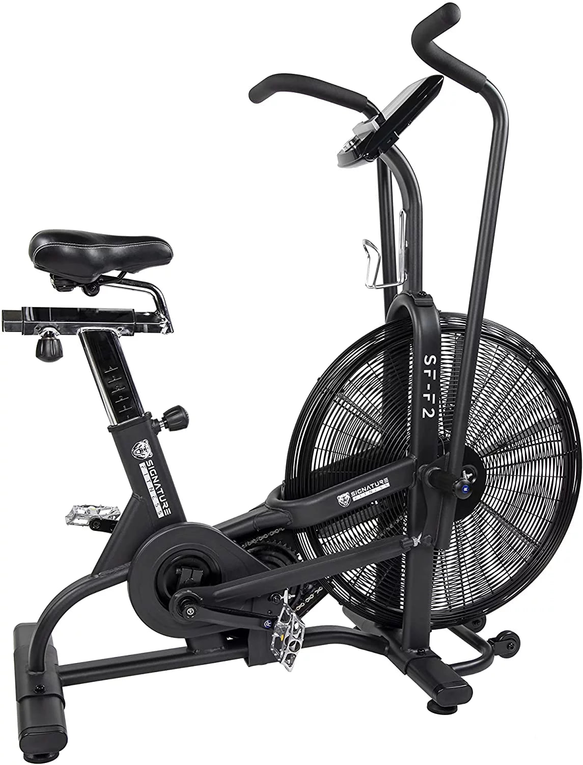 Upright Fan Bike with Adjustable Seat and Handlebars, Black R429827