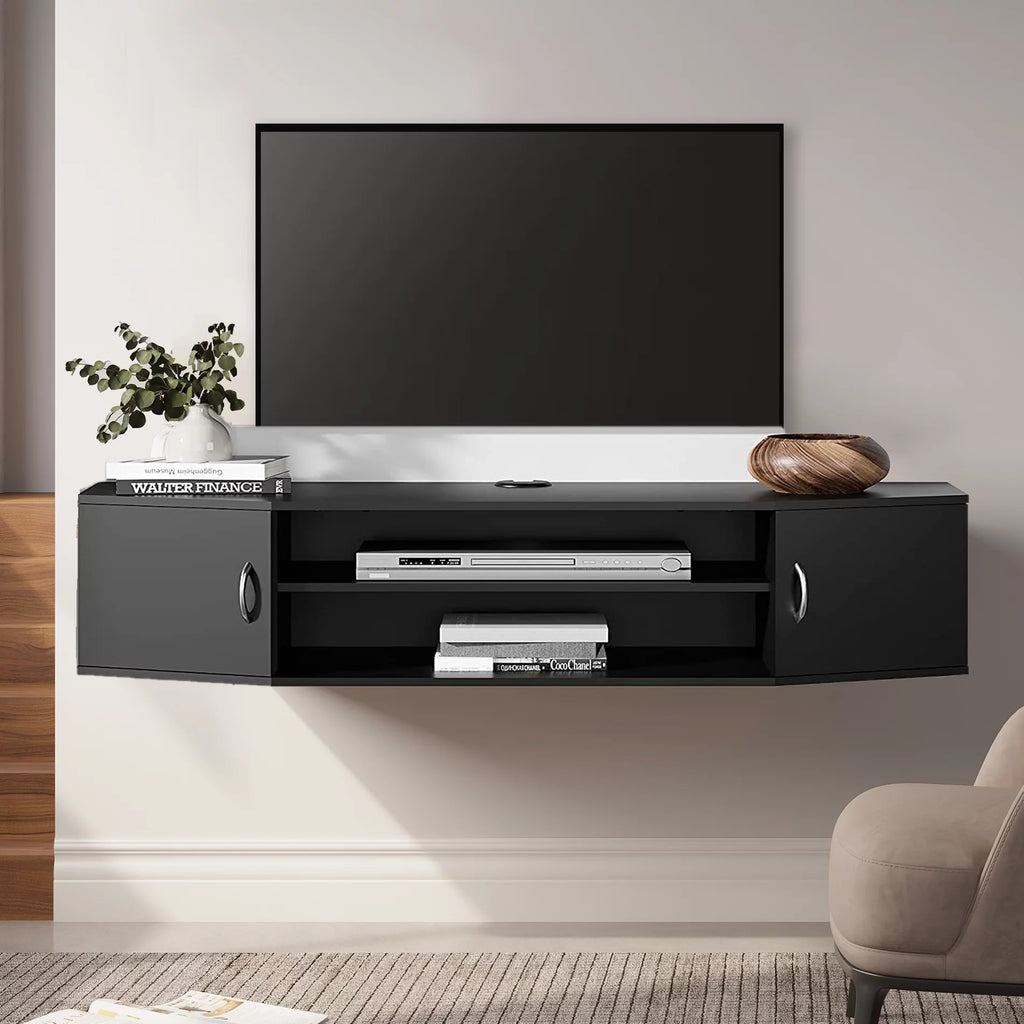 Wall Mounted Floating TV Stand with Storage Cabinets N8086