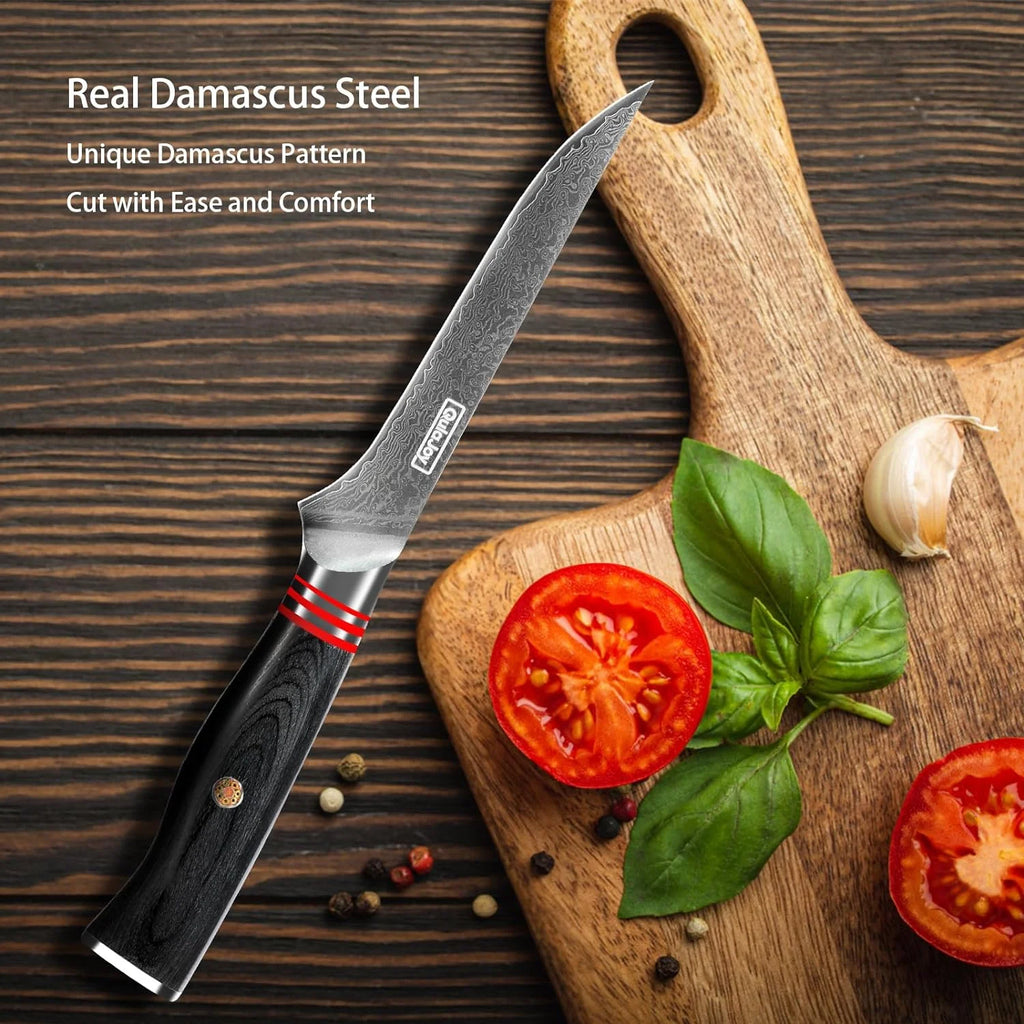 6 Inch Damascus Steel Boning Knife Q441875