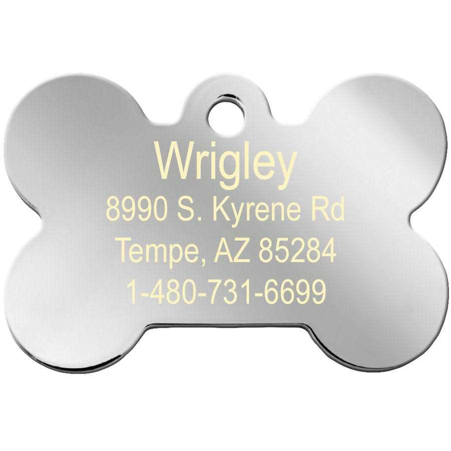 Dog Tag with Crown and Crystals Y6781