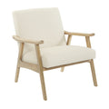 Linen Fabric Chair with Brushed Finished Frame P591