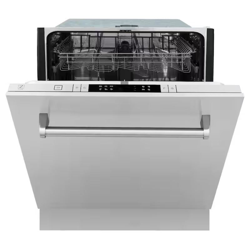 24 in. 6-Cycle Compact Dishwasher with 2 Racks in Stainless Steel J84372