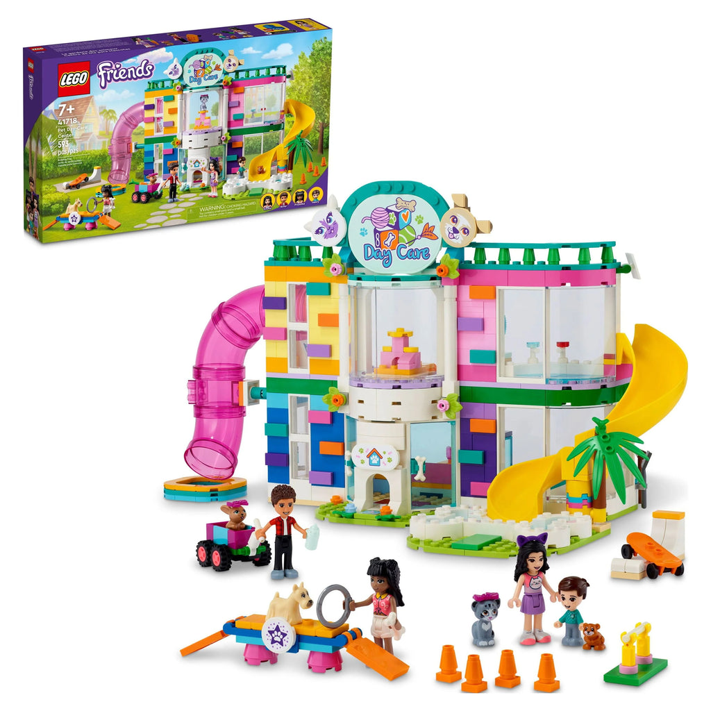 Pet Day-Care Center Animal Set with Doggy Figure & 3 Mini Dolls L89192