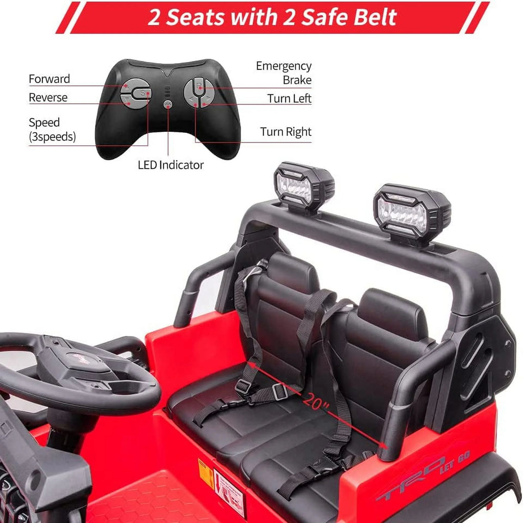 24V Ride on Car with Remote Control 2 Seats SUV M96340