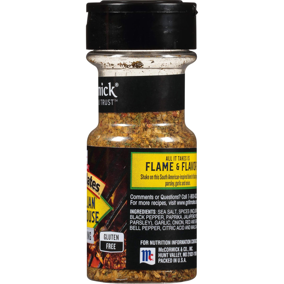 Brazilian Steakhouse Seasoning 2.12 Ounce Bottle Pack Of 5 N50516