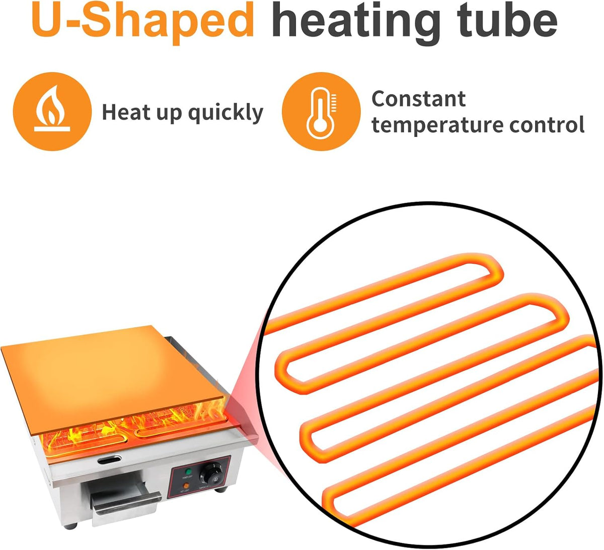 30 Inch Electric Countertop Griddle C857007