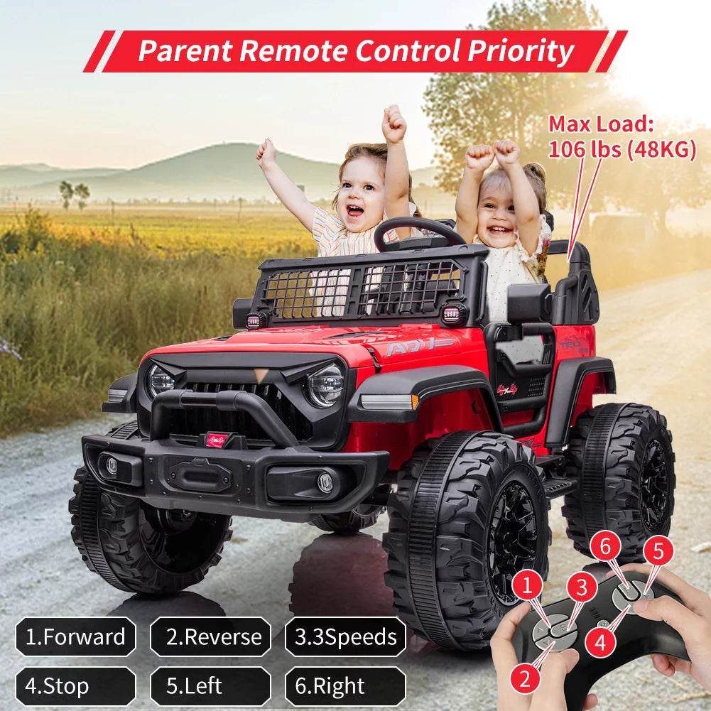 24V Ride on Car with Remote Control 2 Seats SUV M96340