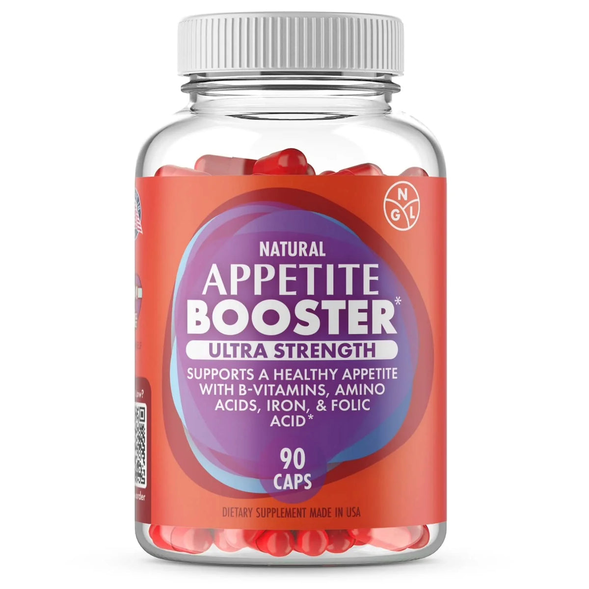 Appetite Booster Pills Extra Strength with Lysine Folic Acid Iron Thiamine B Complex K83906