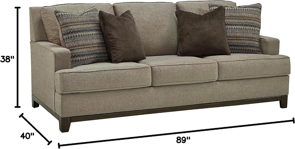 Gray Fabric & Wood Sofa G248715