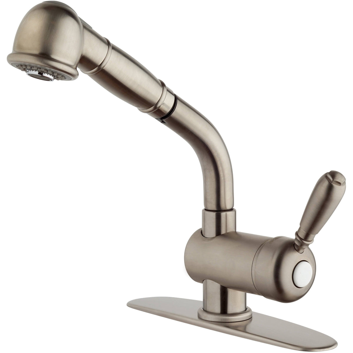 Single Handle Pull Out Spray Kitchen Faucet, Chrome E5517